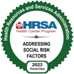 HRSA Badge-Adressing Social Risk Factors