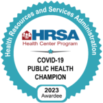 HRSA Badge-COVID-19 Public Health Champion